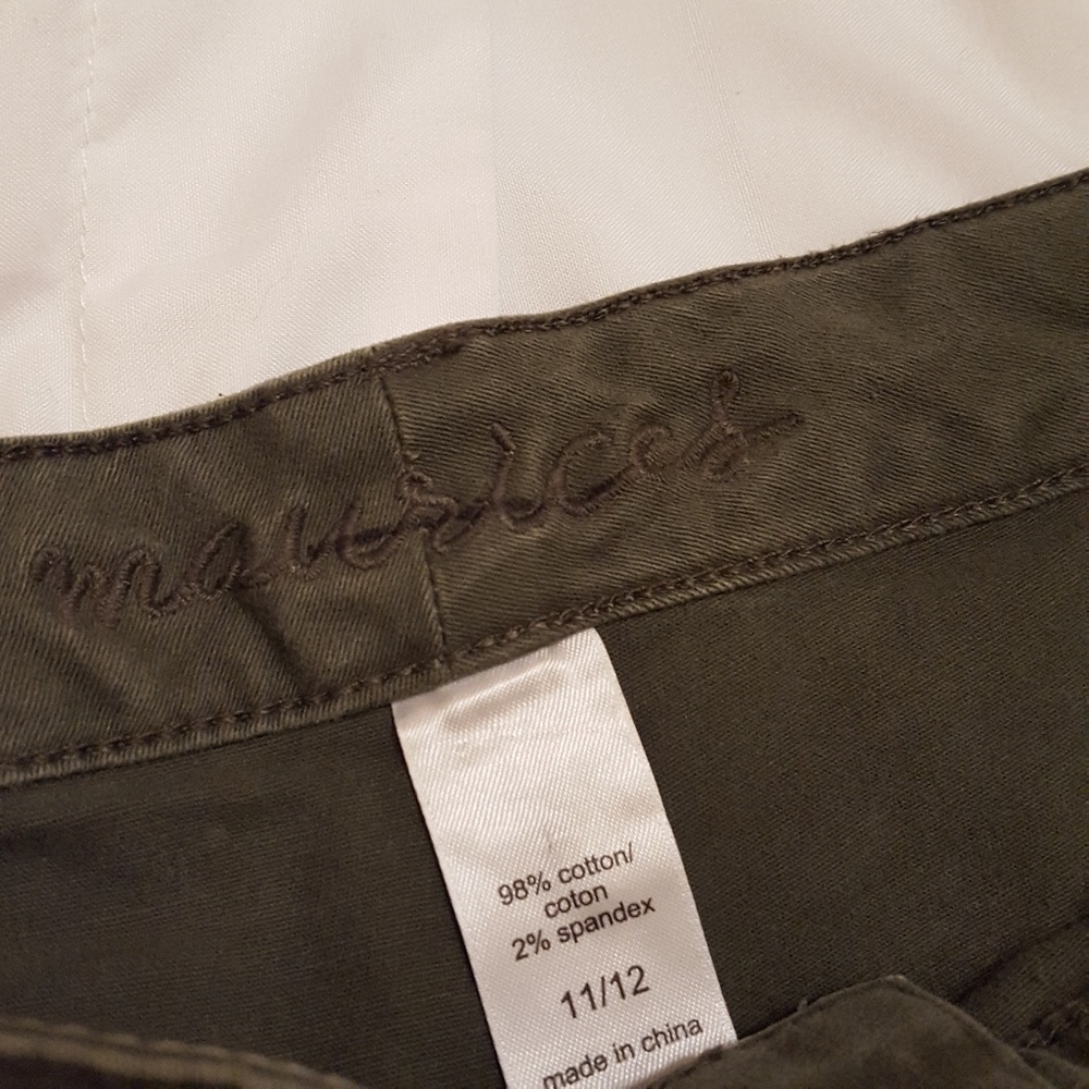 Olive green skinny cargo pants - Picture 4 of 4